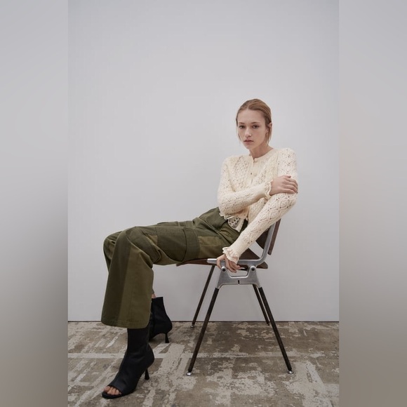 NWOT Zara Lace Cardigan - Picture 3 of 9